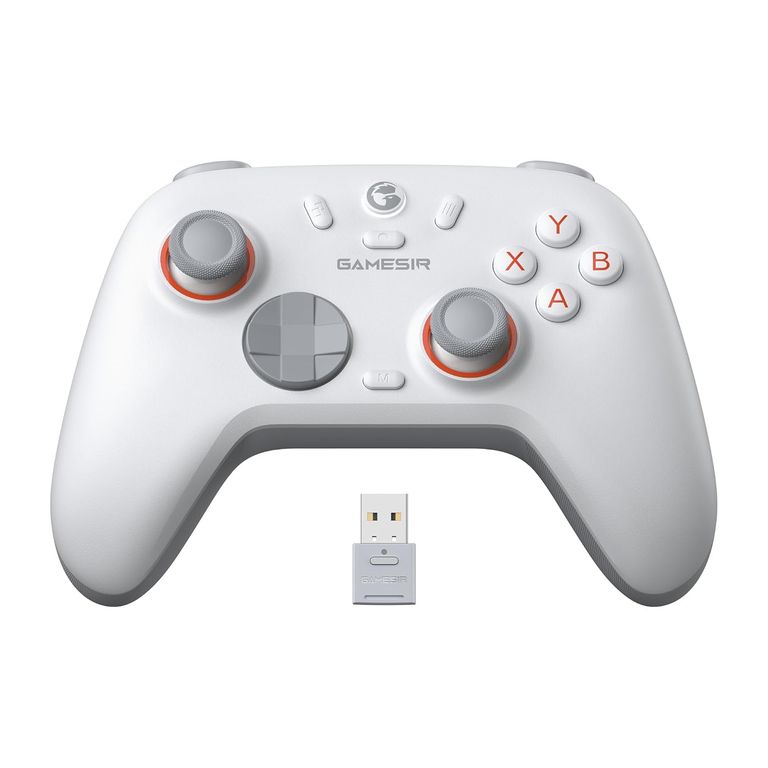 Gamepad Nova 2 Lite Hall Effect Para Pc Steam Nintendo Switch 2 - Blanco