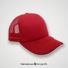 GENERICO - Gorra Trucker Color Rojo