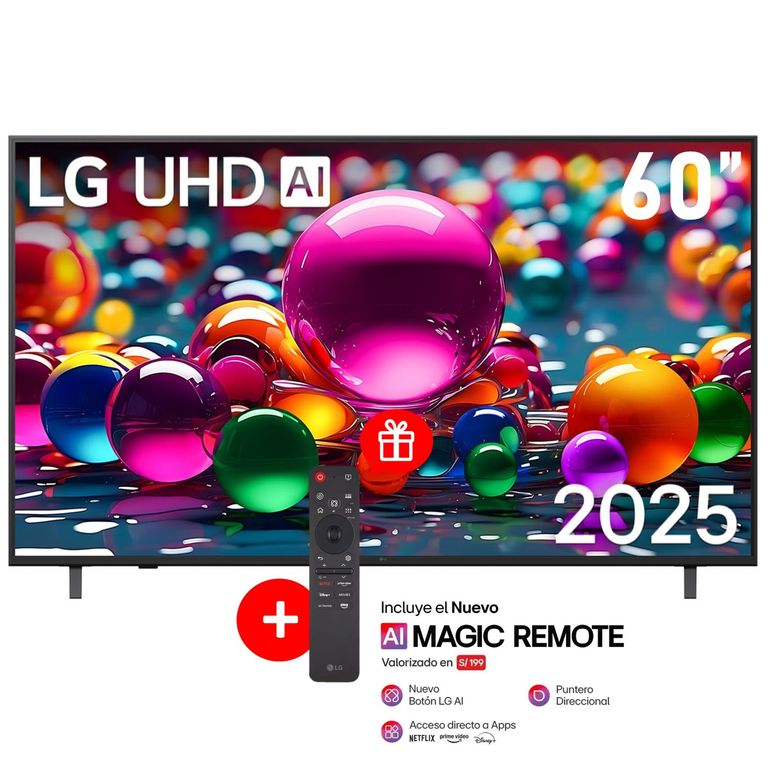 Televisor 60 4k UHD Thinq Ai 60UA8050PSA + Magic 2025