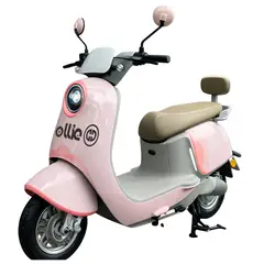 OLLIE - Moto Eléctrica 48v -20ah Rosa con Batería Extraíble