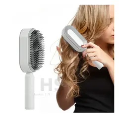 ROHS - CEPILLO PARA PEINAR CABELLO CON BOTON DE FACIL LIMPIEZA