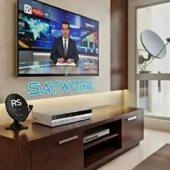 RST - DECODIFICADOR SATELITAL FTA 4K SATWORK - TV Satelital Gratis + Puerto Lan Ethernet