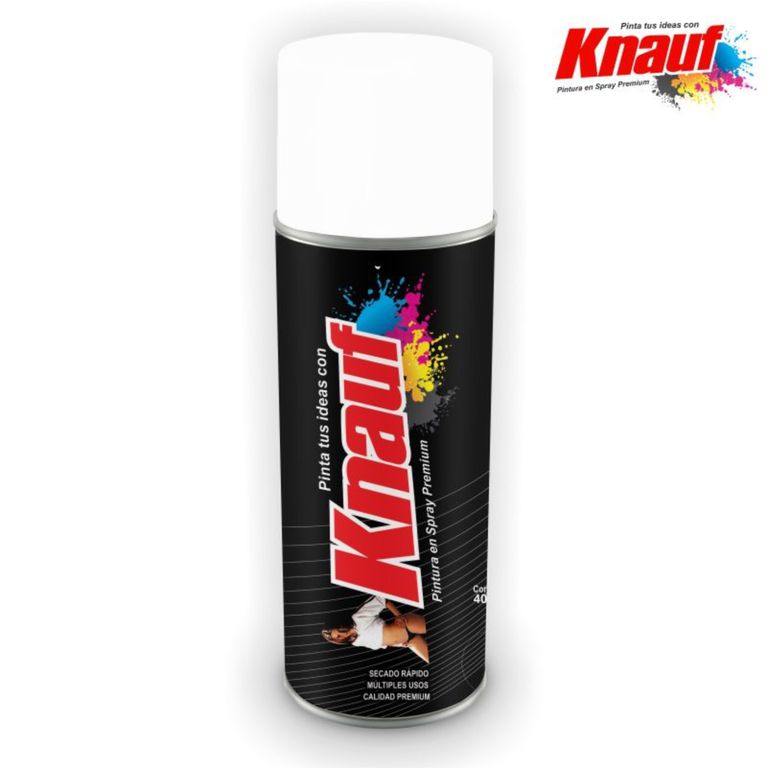 PACK X 6 UND: PINTURA SPRAY SINTÉTICO BLANCO BRILLANTE # 16 - 400ML –