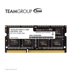 TEAM GROUP - Memoria TeamGroup 8GB DDR3L SODIMM 1600MHz