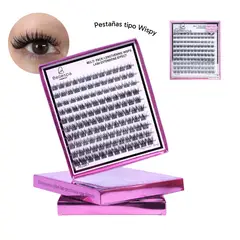 GENERICO - Pestañas Postizas Tipo Wispy Diferentes tamaños