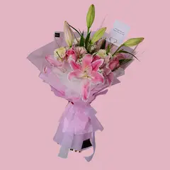 VI REGALANDO AMOR - Ramo Celine Liliums - San valentin