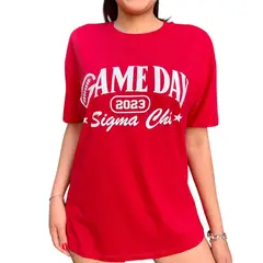 ENGELL - POLO OVERSIZE GAME DAY ROJO