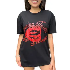 ENGELL - POLO OVERSIZE BOCA NEGRO