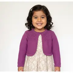 GENERICO - BOLERO CHAQUETA CORTA NIÑA MANGA LARGA ESC MANDALAY KNITS