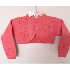 GENERICO - BOLERO FLOR CHAQUETA CORTA NIÑA MANDALAY KNITS