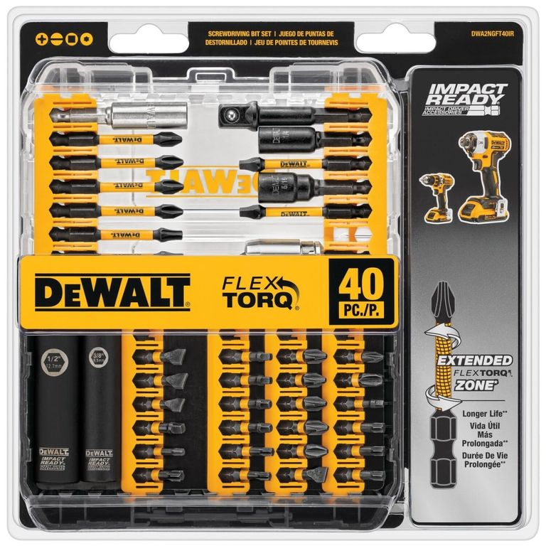 Set de 40 Piezas para Atornillador FlexTorq DWA2NGFT40IR