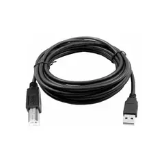GENERICO - Cable Usb 2.0 Delcom Tipo-B 3 Metros Para Impresora