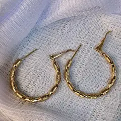 GENERICO - Aretes Argolla Gold Rose