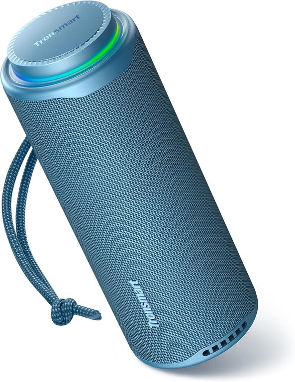 Parlante T8 de 40 W, luces LED, IPX7, graves potentes de alta fidelidad