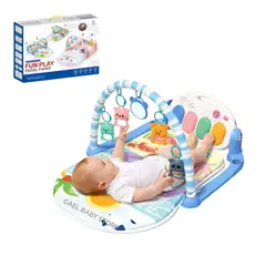 GENERICO - GIMNASIO MUSICAL CON PIANO Y LUCES PARA BEBÉ DISEÑO ACUARIO