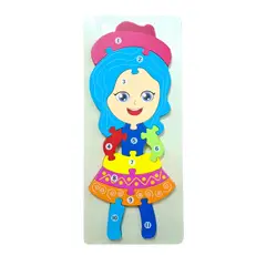 GENERICO - Rompecabezas Niña alto relieve enumerados