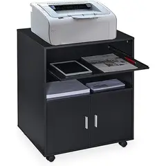 GENERICO - MUEBLE AUXILIAR PARA IMPRESORA 2 PUERTAS MOVIBLE