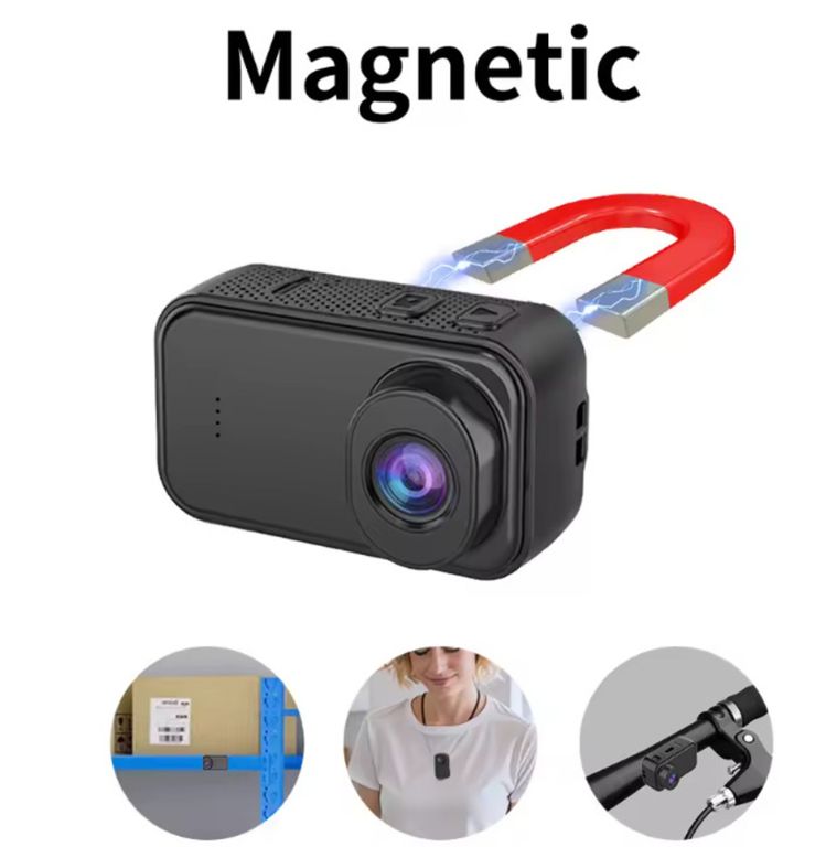 Cámara Deportiva Portátil con Pantalla IPS 147” Cámara Corporal