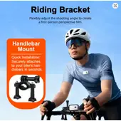 GENERICO - Cámara Deportiva POV Portátil con Pantalla IPS 147” Grabación en Primera Persona