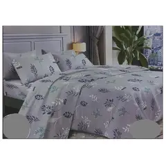 GENERICO - SÁBANA JUEGO DE SABANAS 3 PIEZAS UNA PLAZA Y MEDIA 1 1/2 TWIN DISEÑO AZUL