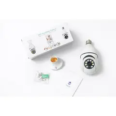 OEM - Foco cámara espía de seguridad 360ª wifi video y audio