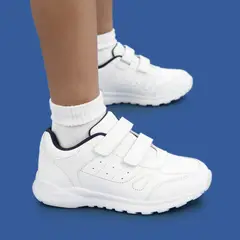 IMPULS - Zapatilla Escolar Unisex Blanco Delta08