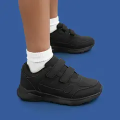 IMPULS - Zapatilla Escolar Unisex Negro Delta08