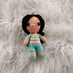 VI REGALANDO AMOR - Amigurumi Princesa Jasmín Tamaño Pequeño