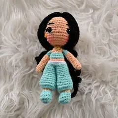 VI REGALANDO AMOR - Amigurumi Princesa Jasmín Tamaño Grande