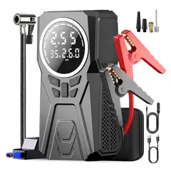 OEM - Arrancador de Auto con Compresor de Aire 150 PSI Inflador Portátil Linterna LED y Power Bank