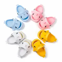 GENERICO - Sandalias de Verano Tiburón con Correa para Niños Talla 32