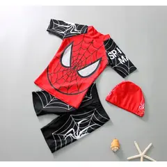 GENERICO - TRAJE DE BAÑO NIÑO ARACNIDO 3 PIEZAS