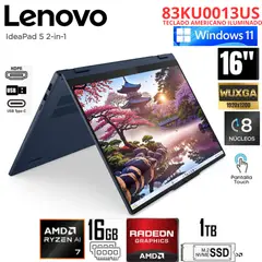 LENOVO - Laptop IDEAPAD 5 2-EN-1 16AKP10 RYZEN AI 7 350 16GB RAM 1TB 16" WUXGA -83KU0013US