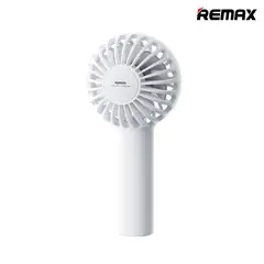 REMAX - Ventilador Portátil De Mano F31 Recargable Hasta 8 h de Uso Diseño Compacto Blanco