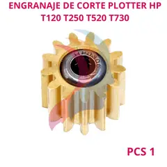 GENERICO - ENGRANAJE DE CORTE PARA PLOTTER HP T100 T120 T130 T250 T520 T530 T730 T830