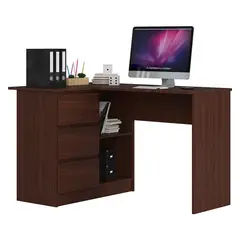 DIBA MUEBLES - Escritorio Modelo L Donato chocolate