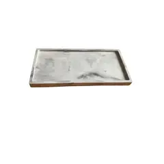 AROMAHAUS - Bandeja en cemento estilo marmoleado