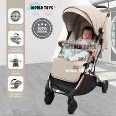 BABY - Coche Maleta de Paseo «SEKKI GOLD» Edición Exclusiva Beige