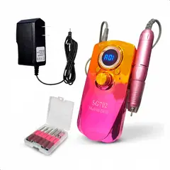 GENERICO - Pulidor De Uñas Profecional Sg702 3500rpm + Kit De Pulido