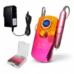 GENERICO - Pulidor De Uñas Profecional Sg702 3500rpm + Kit De Pulido