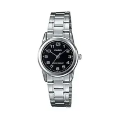 CASIO - LTP-V001 - RELOJES PARA MUJER ACERO PLATEADO ELEGANTE - CAS-200