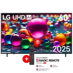LG - Televisor 60 UHD 4K ThinQ AI SMART TV 60UA8050PSA