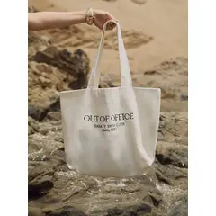 BANATY - TOTE BAG LONA 100% ALGODÓN CON BOLSA INTERNA SAGA