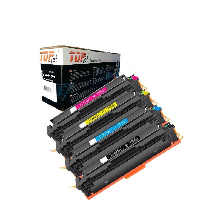 KIT TONER COMPATIBLE 410A DE 4 COLORES