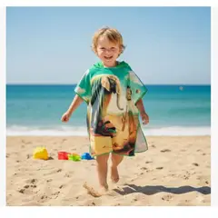 GENERICO - Toalla Con Capucha De Microfibra Para Niños Tralalero