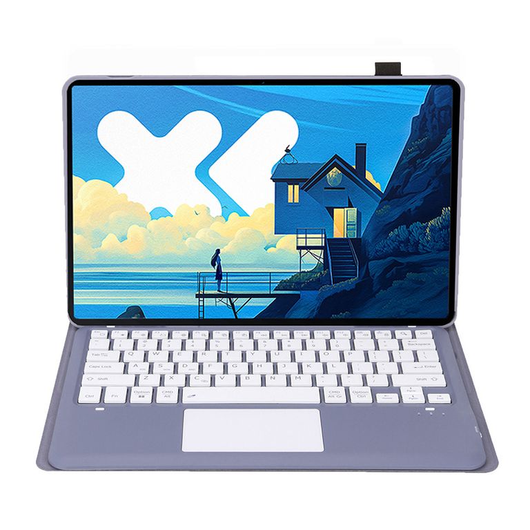 Tablet Xiaoxin Pad Pro 2025 12+256 127 WIFI-Gris con Teclado Morado