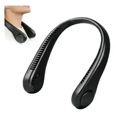 GENERICO - Ventilador de Cuello Recargable 3 Velocidades Color Negro
