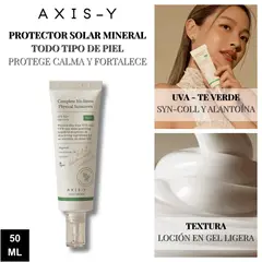 GENERICO - Protector Solar Mineral en Crema Axis-Y Complete No-Stress Physical Sunscreen 50ml