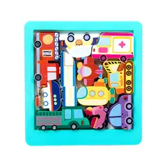 GENERICO - Tablero Rompecabezas Creativos Tetris Animales Terrestres