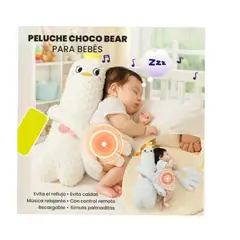 GENERICO - Almohada peluche GALLO CHOCO BEAR arrullador